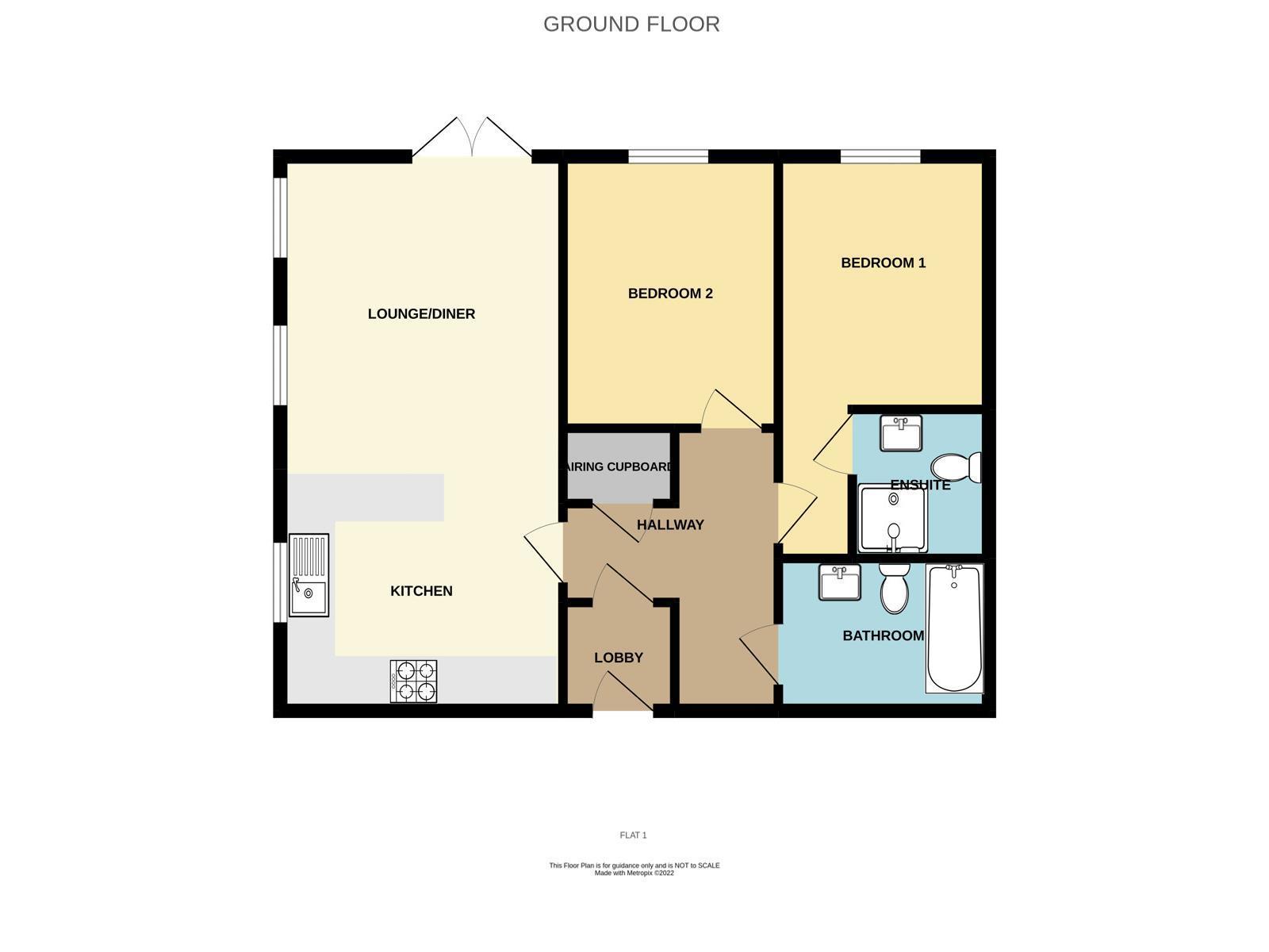 Oak lodge flat 1 floor plans