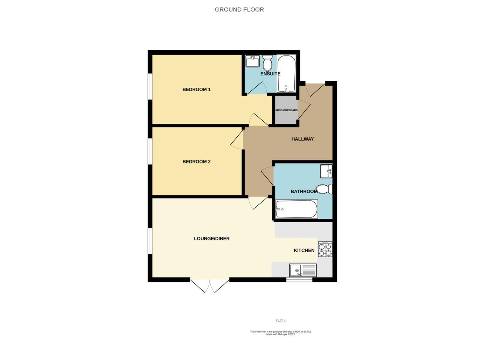 Oak Lodge, flat 4 floor plans