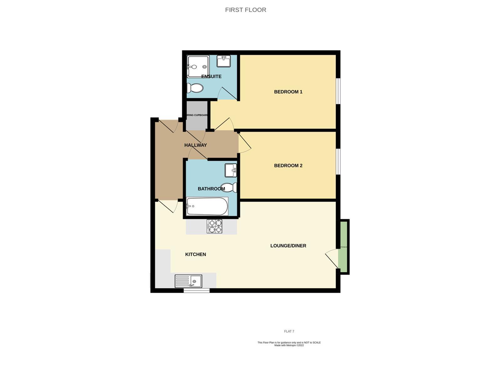 Oak Lodge, flat 7 floor plans